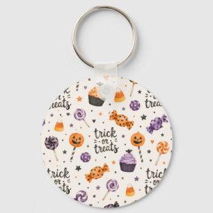 Süßigkeiten zum Trick or Treat Schlüsselanhänger