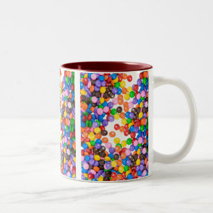 Süßigkeiten Zweifarbige Tasse