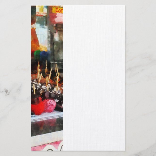 Süßigkeits-Äpfel Briefpapier (Vorderseite)