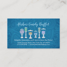Süßigkeits-Buffet-Visitenkarten Visitenkarte