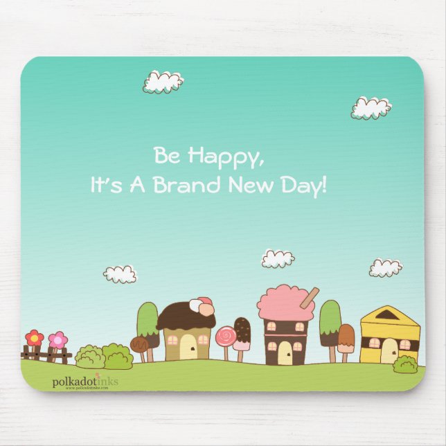 Süßigkeits-Hügel Mousepad (Vorne)