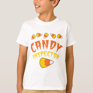 SÜSSIGKEITS-INSPEKTOR Halloween-Entwurf mit T-Shirt