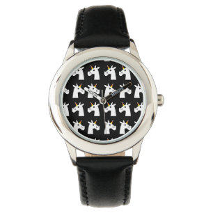 Süßigkeits-Mais-Einhorn-Uhr Armbanduhr