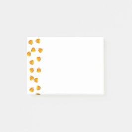 Süßigkeits-Mais-Post-Itanmerkungen Post-it Klebezettel