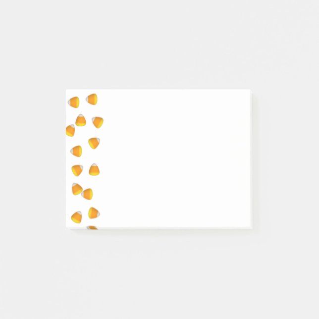 Süßigkeits-Mais-Post-Itanmerkungen Post-it Klebezettel (Vorderseite)