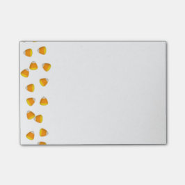 Süßigkeits-Mais-Post-Itanmerkungen Post-it Klebezettel