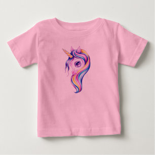 Süßigkeits-Popunicorn-Baby-MädchenTutu Baby T-shirt