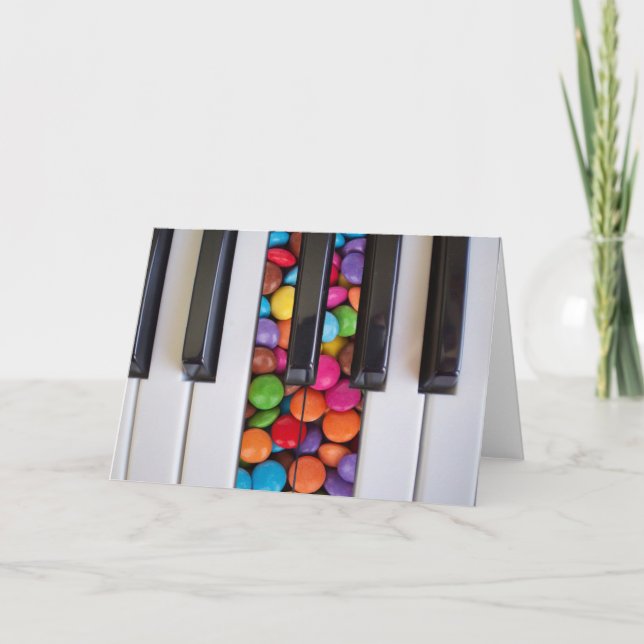 Süßigkeits-Schlüssel Karte (Vorderseite)