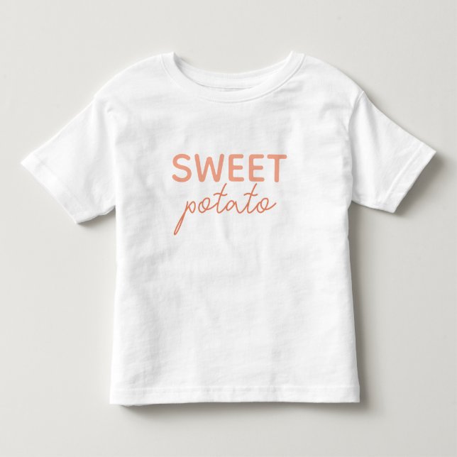 Süßkartoffel-Kinder Thanksgiving Kleinkind T-shirt (Vorderseite)