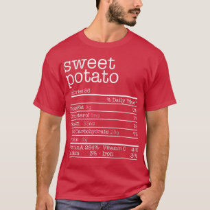 Süßkartoffeln Ernährung Fakten Erntedank Christus T-Shirt