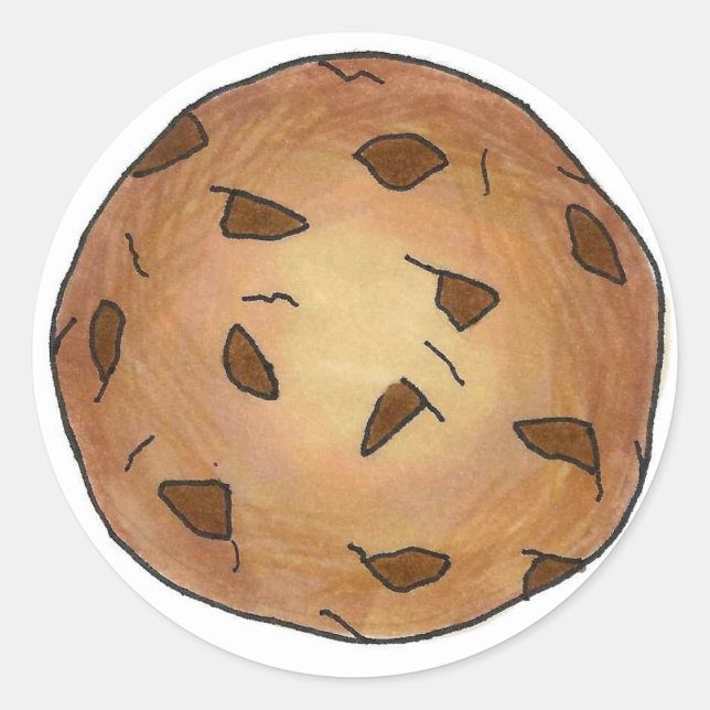 Süßkartoffeln, frisch gebacken Feinschmecker Runder Aufkleber (Vorderseite)