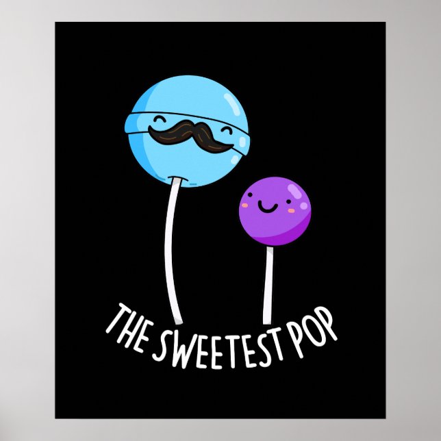 Süßkartoffeln Funny Food Puff Poster (Vorne)