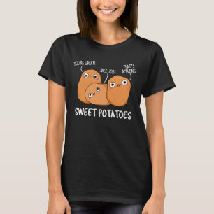 Süßkartoffeln Funny Food Puppe Dark BG T-Shirt