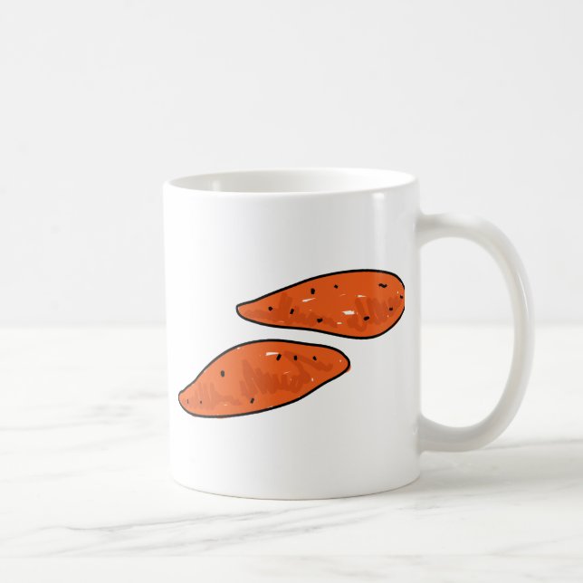 Süßkartoffeln Kaffeetasse (Rechts)