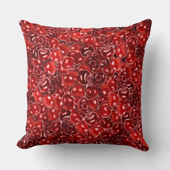Süßkirschen Kissen (Vorderseite)