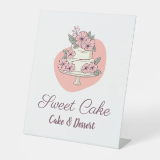 Süßkuchen Bäckerei Kuchen & Dessert Logo Sockelschild