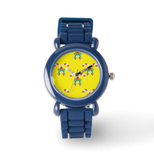 Süßrohre und Bänder Armbanduhr