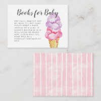 Süßrosa Ice Cream Babydusche Buchungsanfrage