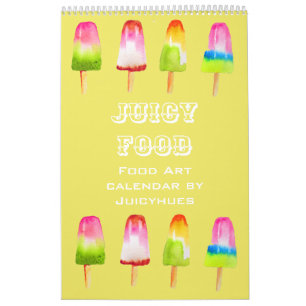 Süßspeise niedliche moderne Illustration Mädche Kalender