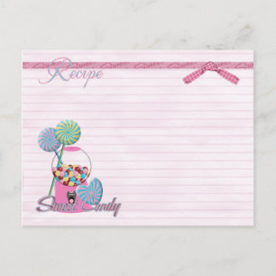 Süßspeisekarte Postkarte
