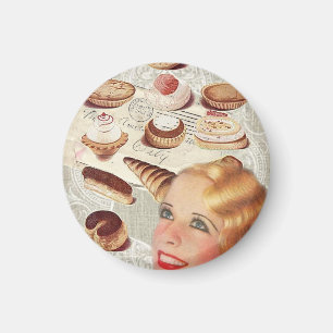 Süßspeisen aus Frankreich Magnet