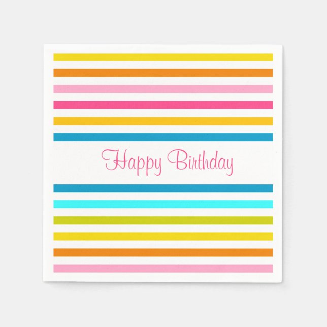 Süßspeisen Sommerfrühlingsstil schick Serviette (Vorderseite)