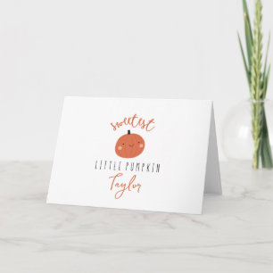 Süßster Kürbiskuchen Individuelle Name Karte