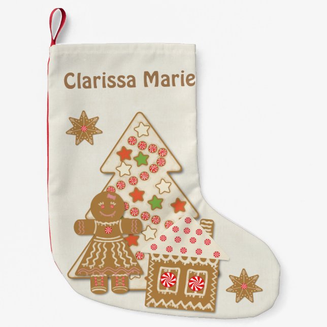 Süßwaren am Nordpol Kleiner Weihnachtsstrumpf (Vorderseite)