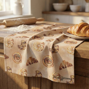 Süßwaren für Wasserfarben Patisserie Food Brunch Geschirrtuch