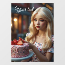 Süßwarenfenster Fensteraufkleber