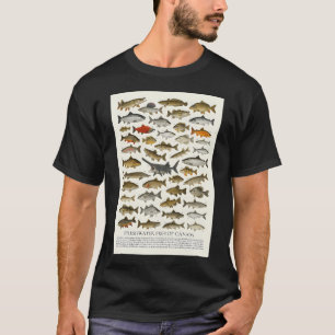 Süßwasserfische Kanadas Artenidentifizierung T-Shirt