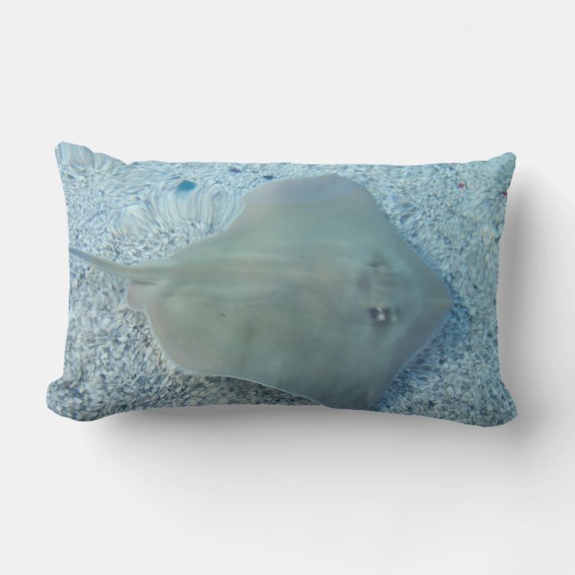 Süßwasserstingray-Kissen Lendenkissen (Vorderseite)