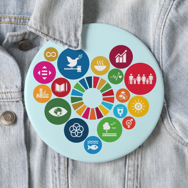 Sustainability Goals Advocacy Community Action Button (Beispiel)