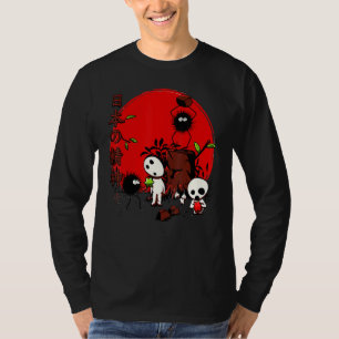 Susuwatari und Kodama japanische Geister Spooky Ha T-Shirt