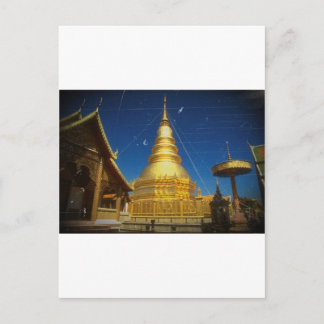 Suthep-Tempel bei Chiangmai Postkarte