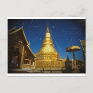 Suthep-Tempel bei Chiangmai Postkarte