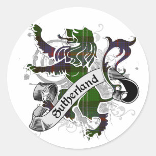 Sutherland Runder Aufkleber