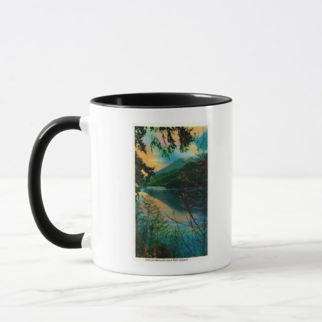 Sutherland-See New Port Angeles, WA Tasse (Links)