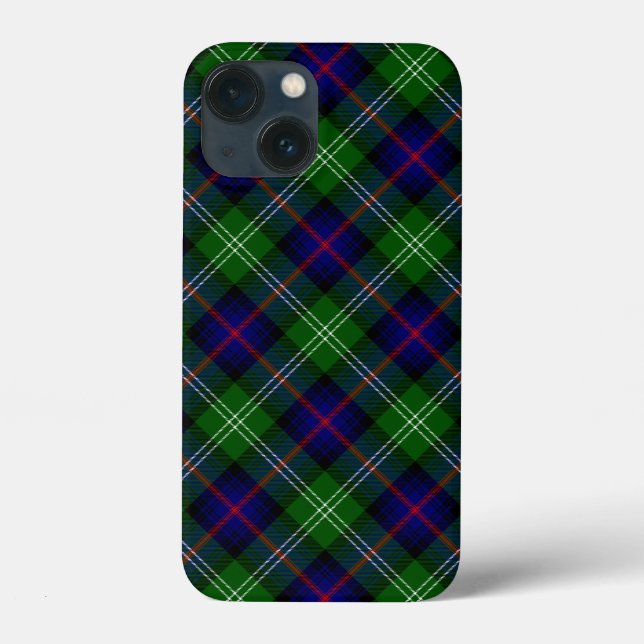 Sutherland Tartan Blau kariert Case-Mate iPhone Hülle (Rückseite)