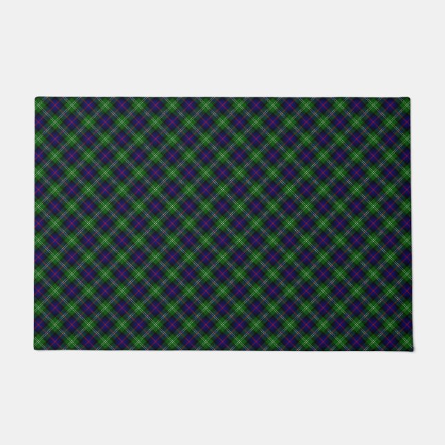 Sutherland Tartan Blau kariert Fußmatte (Vorderseite)