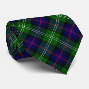 Sutherland Tartan Blau kariert Krawatte