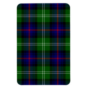Sutherland Tartan Blau kariert Magnet
