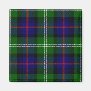 Sutherland Tartan Blau kariert Magnet