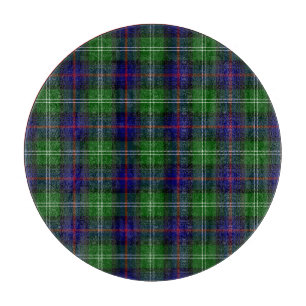 Sutherland Tartan Blau kariert Schneidebrett