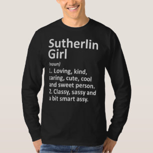 Sutherlin Girl or Oregon Funny City Zuhause Roots T-Shirt