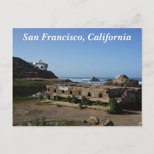 Sutro Baths Ruins - San Francisco Postcard Postkarte (Vorderseite)