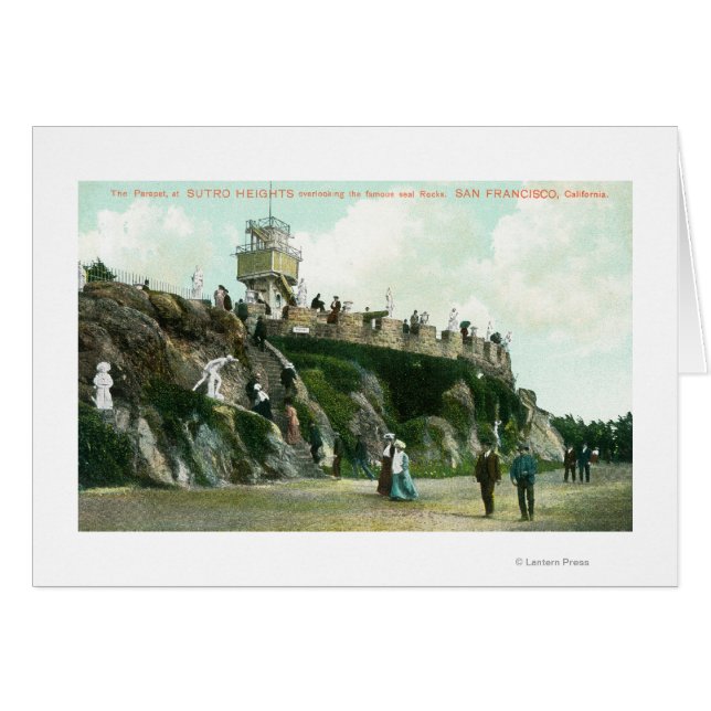 Sutro Heights Parapet (Vorderseite (Horizontal))