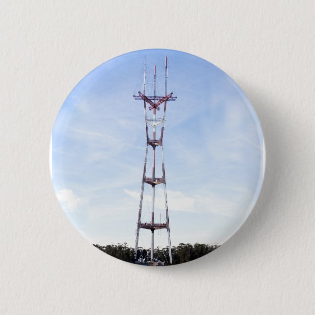 Sutro Tower Button (Vorderseite)