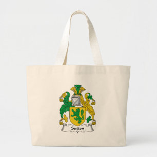 Sutton Familienwappen Jumbo Stoffbeutel