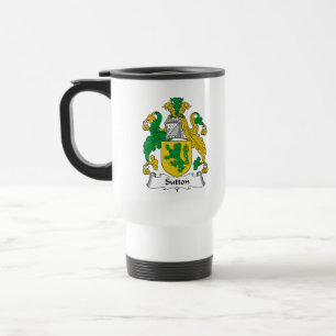 Sutton Familienwappen Reisebecher